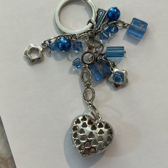 COACH Vintage Blue Keychain - Picture 3 of 3
